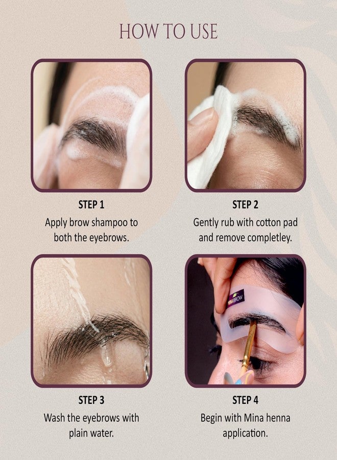 MinaiBrow Mina Brow Shampoo, Deep Cleansing, Pre-tinting And Safe Cleaning Of Eyebrows| Paraben & Sulfate Free & Non-Irritating| Vegan And Cruelty-free 30ml, Eyebrow Cleaning Sampoo For Unisex - Image 5